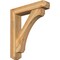 Ekena Millwork Legacy Craftsman Rough Sawn Bracket w/ Offset Brace, Western Red Cedar, 6"W x 28"D x 32"H BKT0604X28X32LEC04RWR - alternate 1